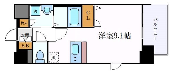 プレサンス名古屋STATIONビーフレックスの物件間取画像